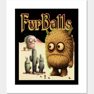 Fur Balls, Desert Monsters Posters and Art